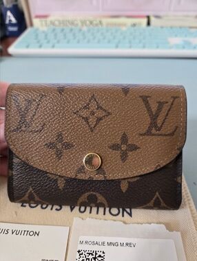 Louis Vuitton Rosalie Reverse Monogram Compact Wallet